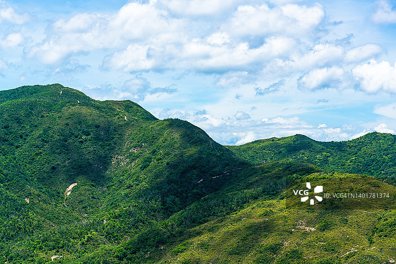 香港西贡的丘陵和山脉图片素材