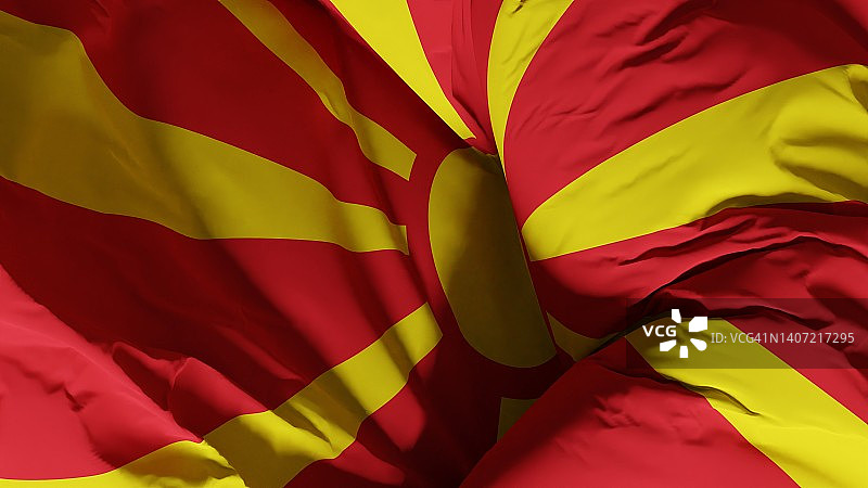 北马其顿旗图片素材