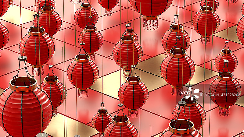 中国新年装饰品元宵节图片素材