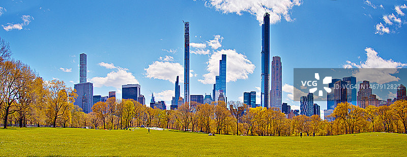 曼哈顿中央公园。纽约图片素材