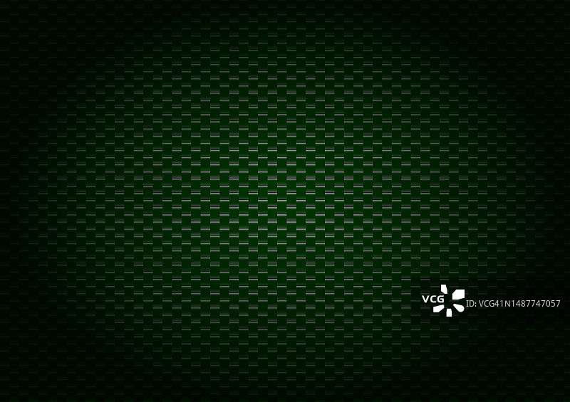 绿色金属碳凯夫拉纹理背景。图片素材