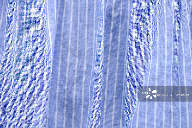 条纹织物，浅蓝色和白色条纹图片素材