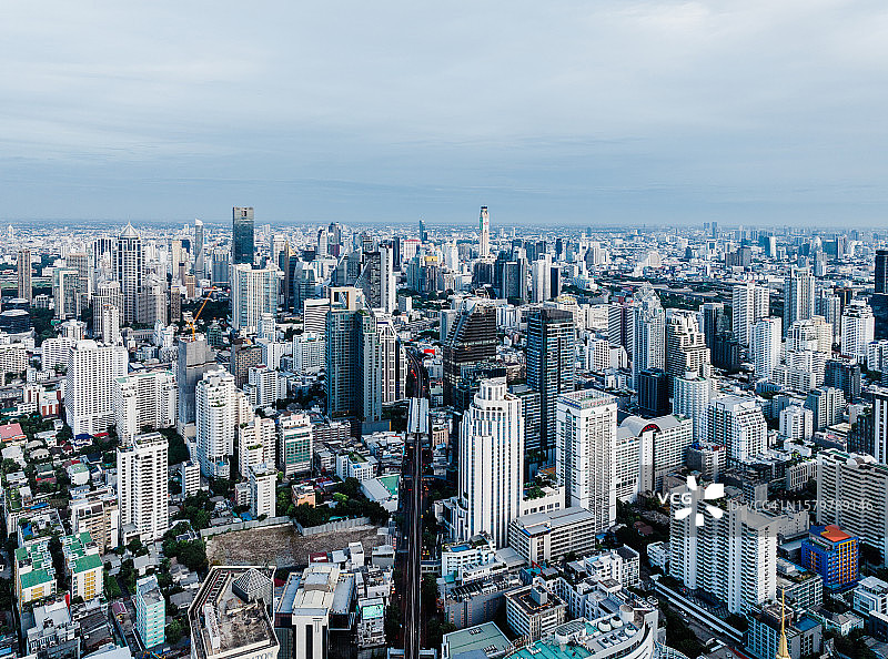 曼谷城市天际线图片素材