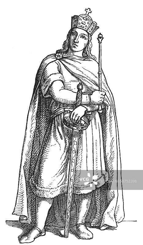 亨利六世，神圣罗马帝国皇帝图片素材