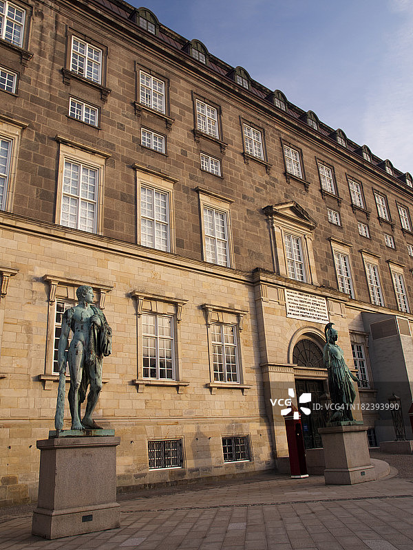 Christiansborg宫殿,哥本哈根图片素材