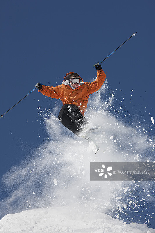 跳台滑雪图片素材