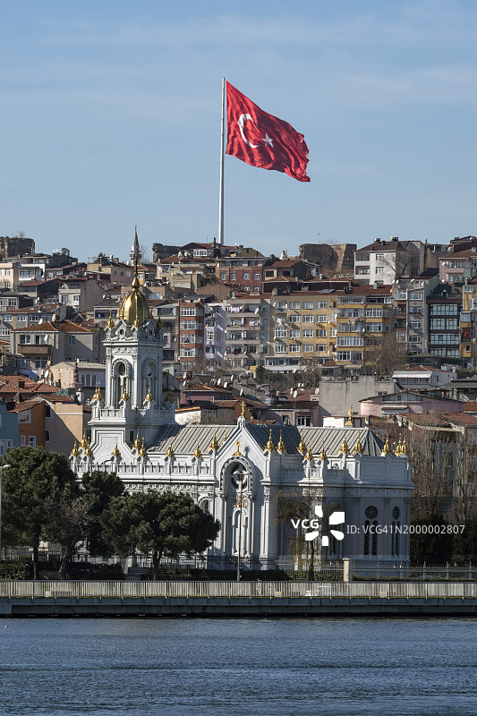 土耳其伊斯坦布尔法提赫区的保加利亚圣斯蒂芬铁教堂图片素材