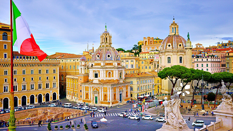 罗马。鸟瞰图图片素材