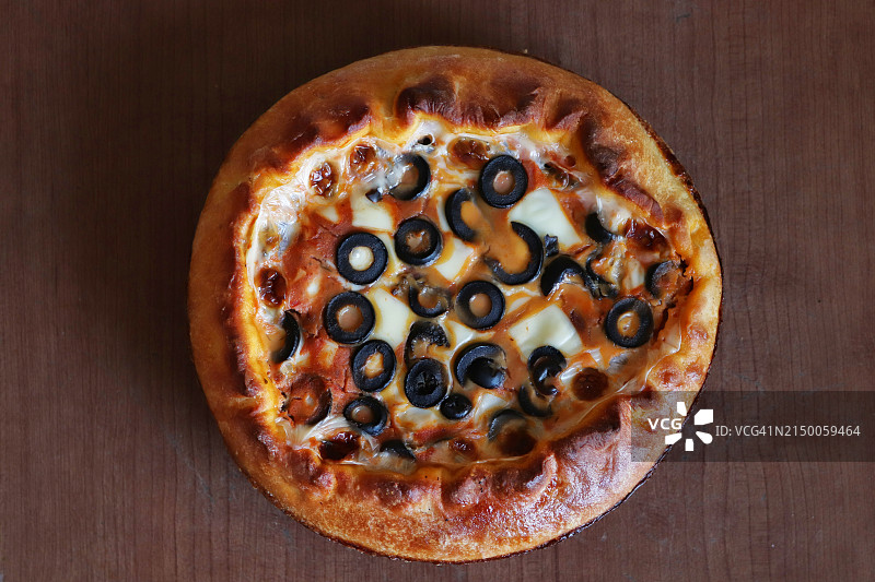 你可爱美味的自制披萨图片素材
