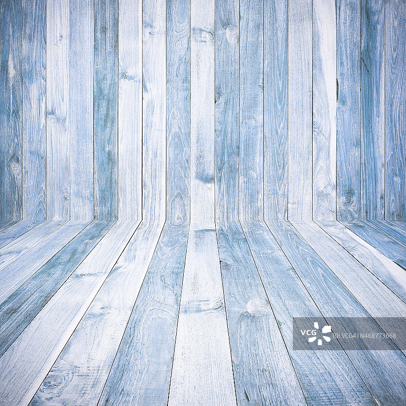 高分辨率复古蓝色木材纹理背景图片素材