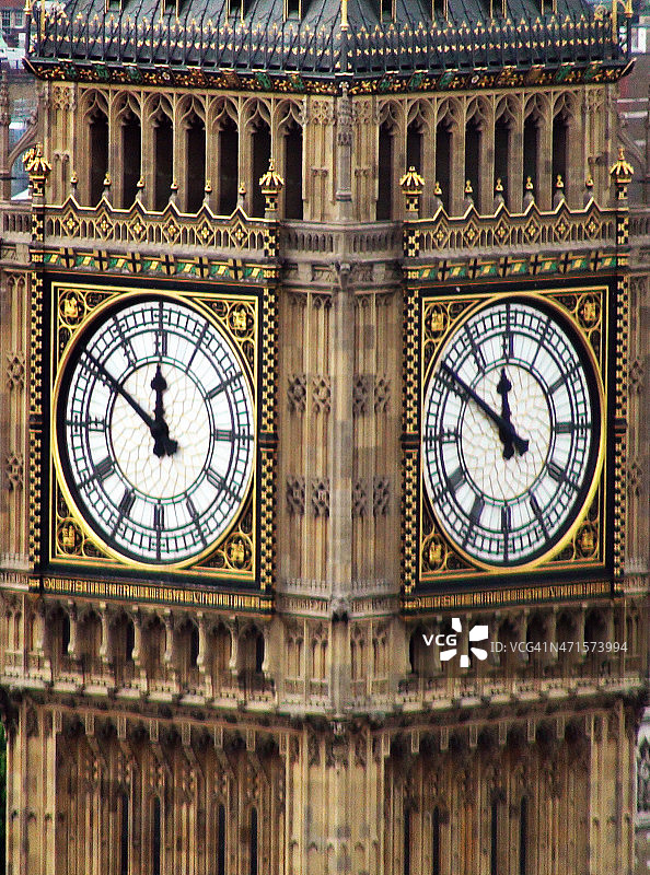 伦敦著名的大本钟图片素材