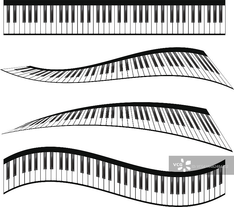 钢琴keyboards图片素材
