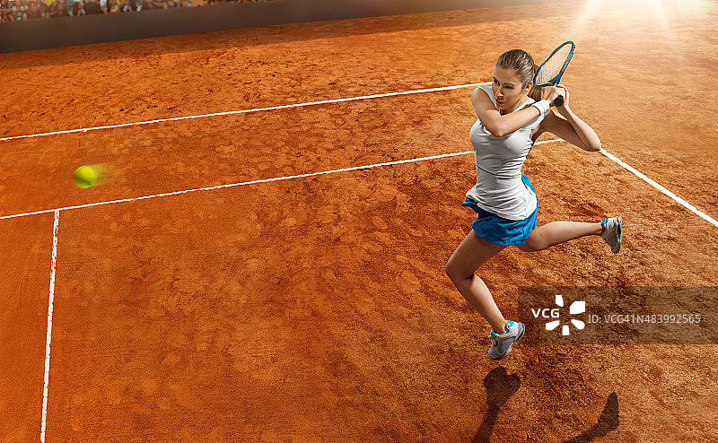女子网球选手图片素材