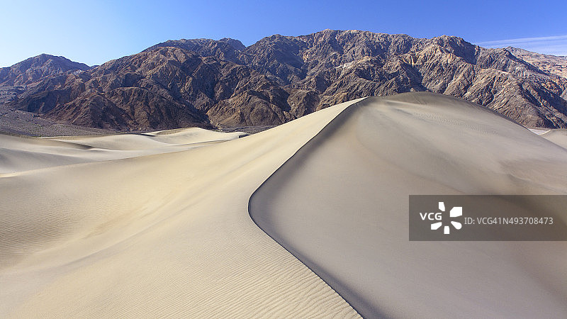死亡谷的沙丘图片素材