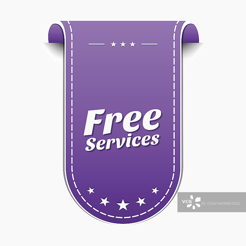 免费服务紫色矢量图标设计图片素材