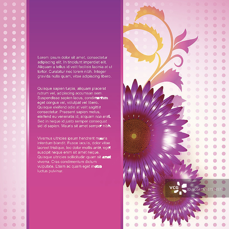 粉红色花背景图片素材