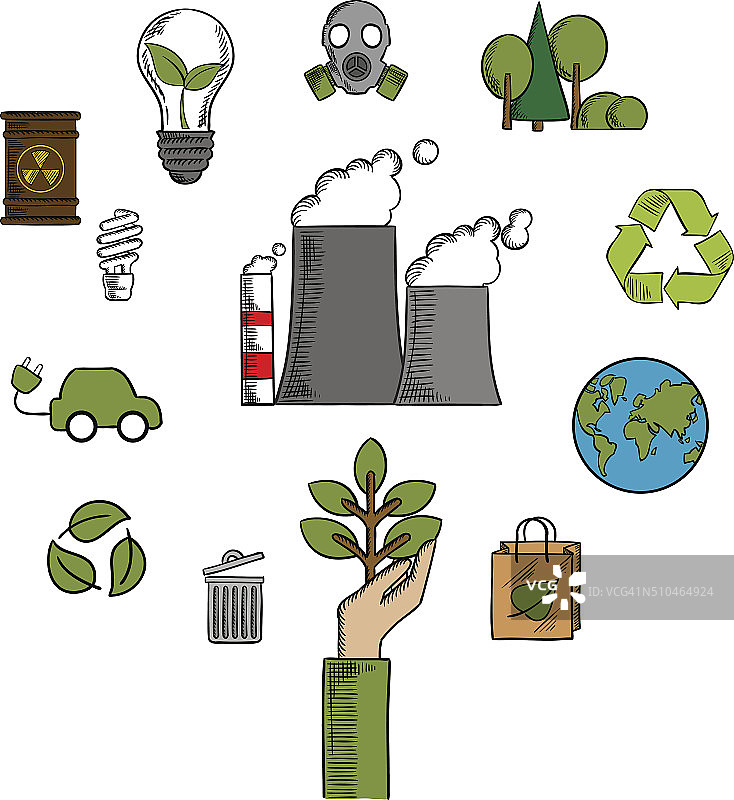 环境和生态保护标志图片素材