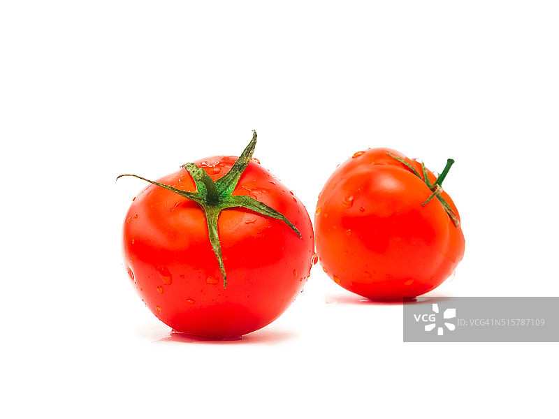 西红柿与滴图片素材