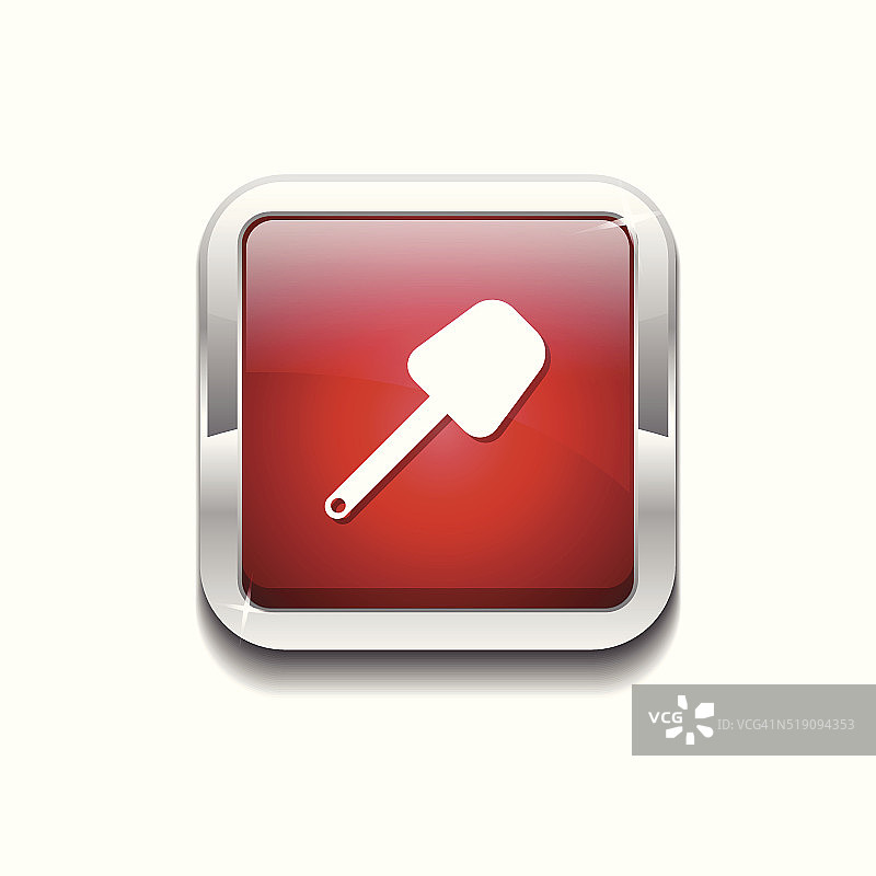 Shoval红色矢量图标按钮图片素材