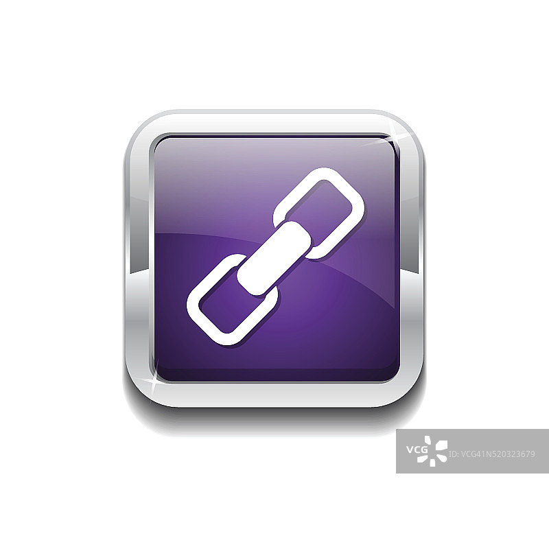 链接标志紫色矢量图标按钮图片素材