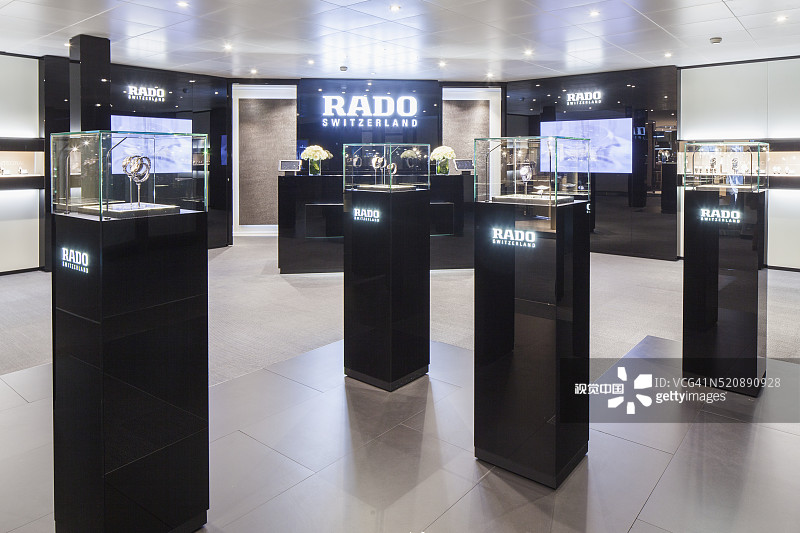 2015 年巴塞尔世界的 RADO 展厅图片素材