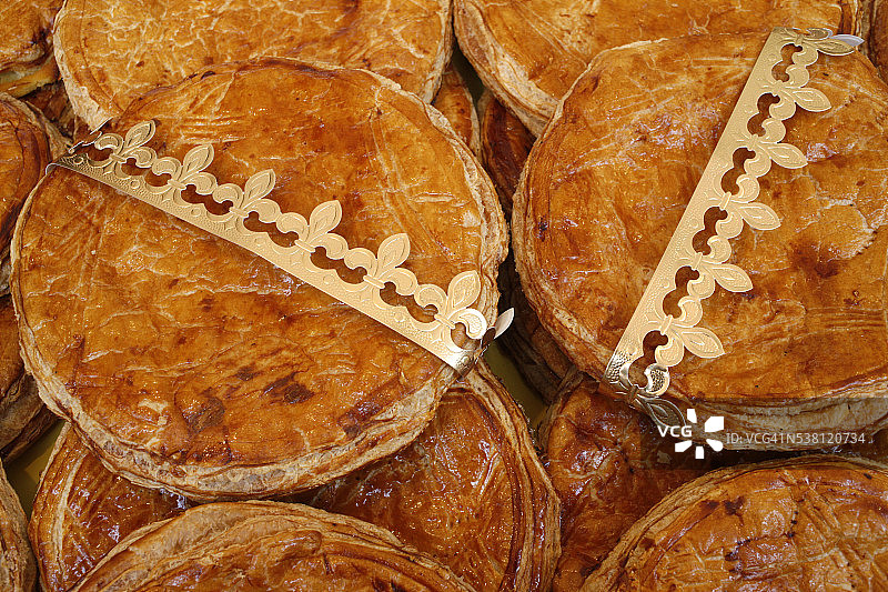 主显节吃的法式酥饼图片素材