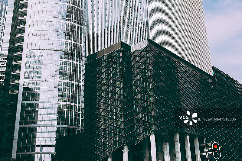 城市摩天大楼立面图片素材