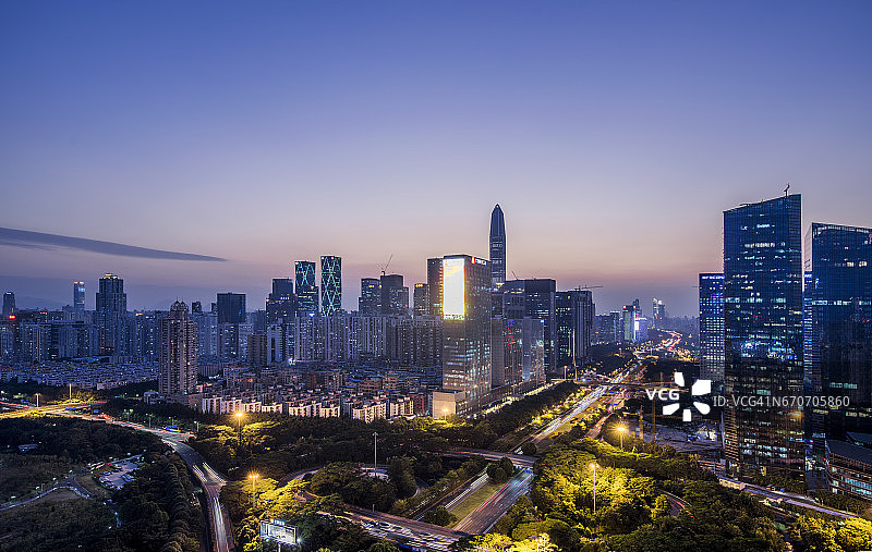 中国深圳的摩天大楼图片素材