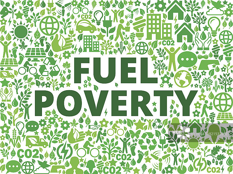 燃料贫困环境保护向量图标模式图片素材