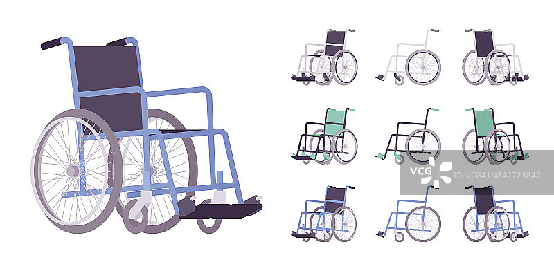 轮椅动画设置图片素材