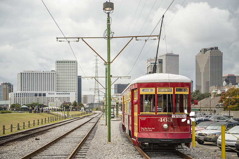新奥尔良电车线图片素材