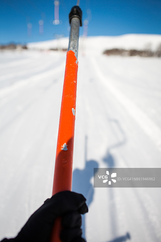 挪威盖洛滑雪场。图片素材