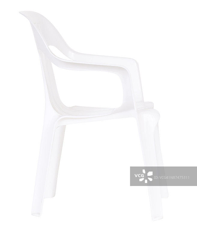 白色背景的空椅子图片素材
