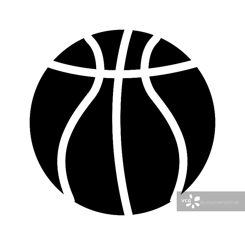 篮球字形向量图标图片素材