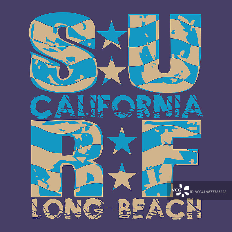 加州冲浪，长滩t恤冲浪，水上运动图片素材