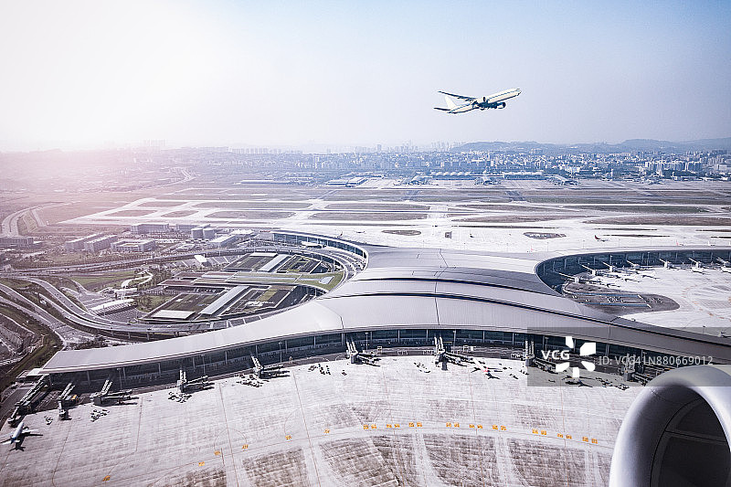 重庆国际机场图片素材