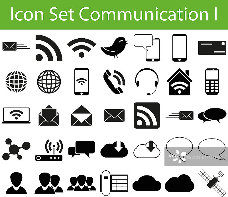 Icon Set通讯I图片素材