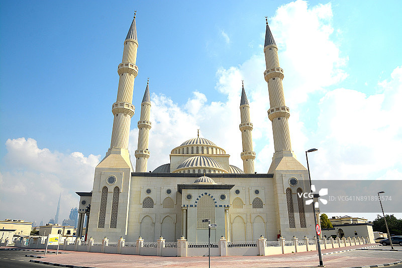 蓝色清真寺图片素材