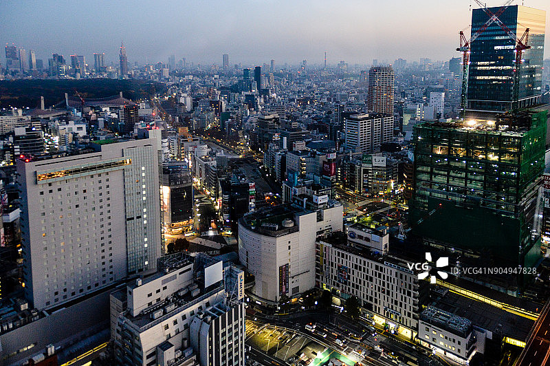 东京城市天际线图片素材