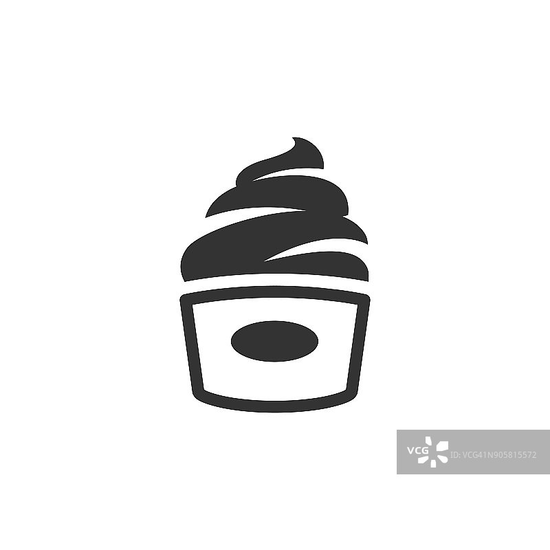 BW图标-冰淇淋图片素材