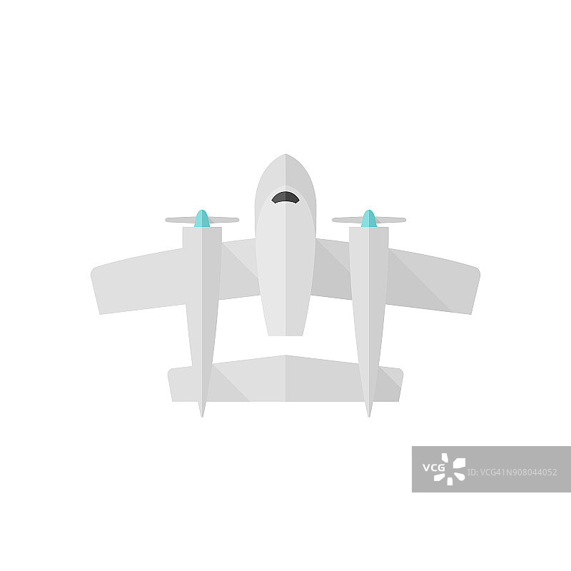 平面图标-老式飞机图片素材