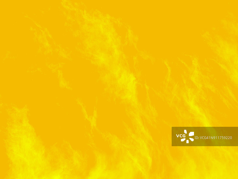 背景的形式和抽象的数字烟和蒸汽的颜色在一个黄色和橙色的背景。图片素材