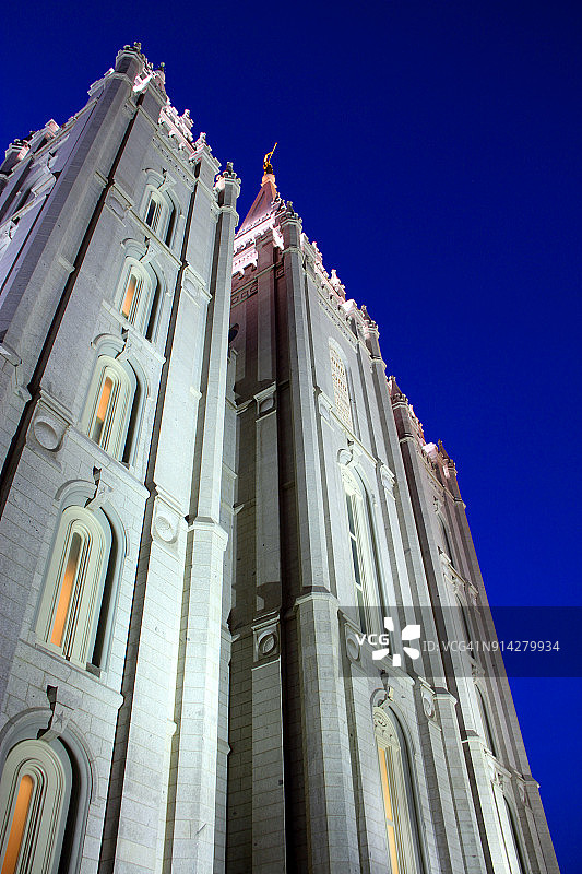 盐湖城摩门教堂图片素材