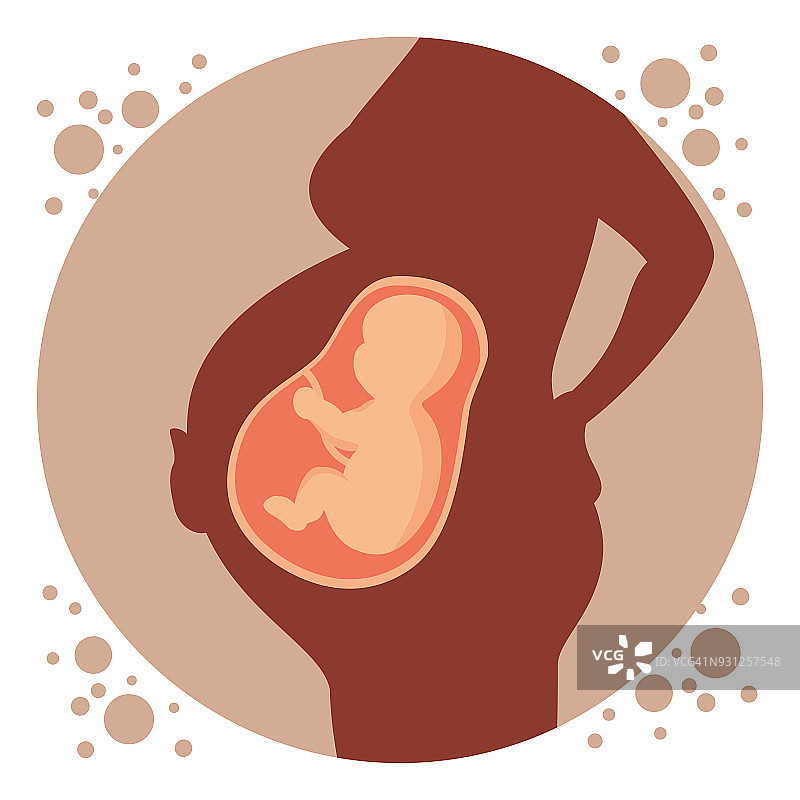 怀孕新生婴儿图标图片素材