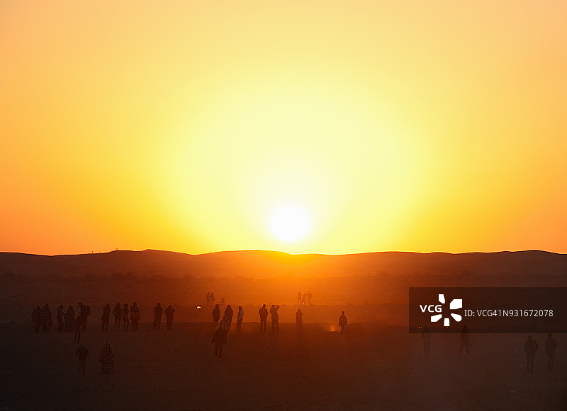 沙漠的太阳图片素材