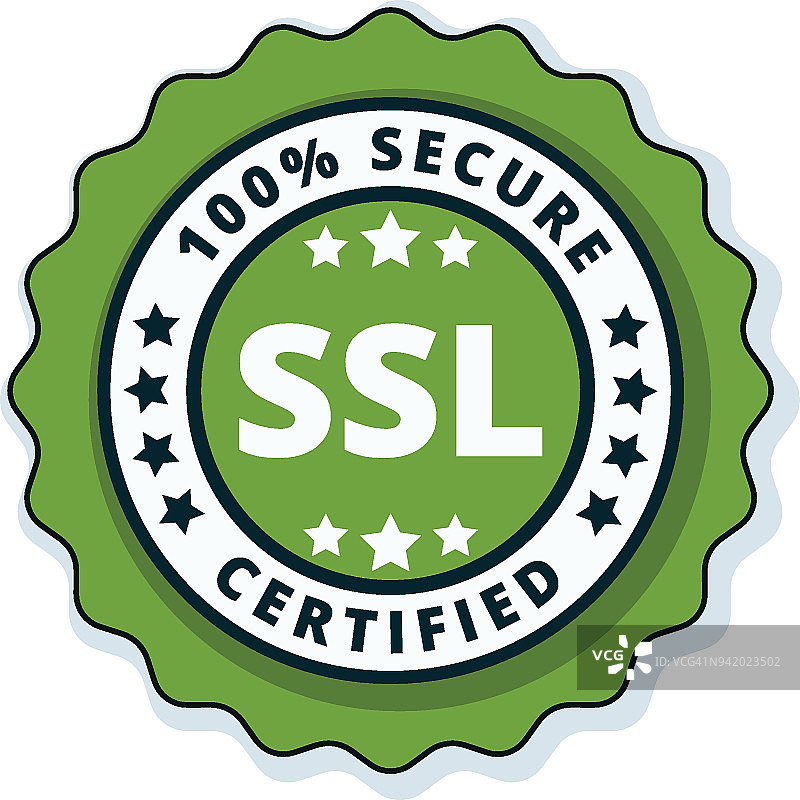 SSL认证标签说明图片素材