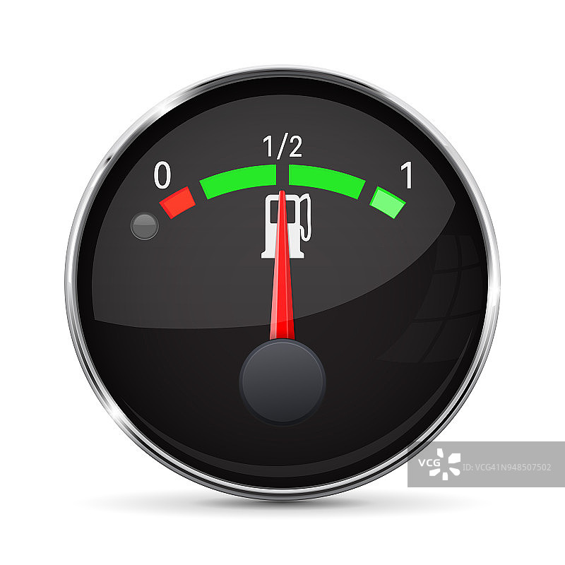 汽车发动机温度黑表。正常的。用金属框架图片素材
