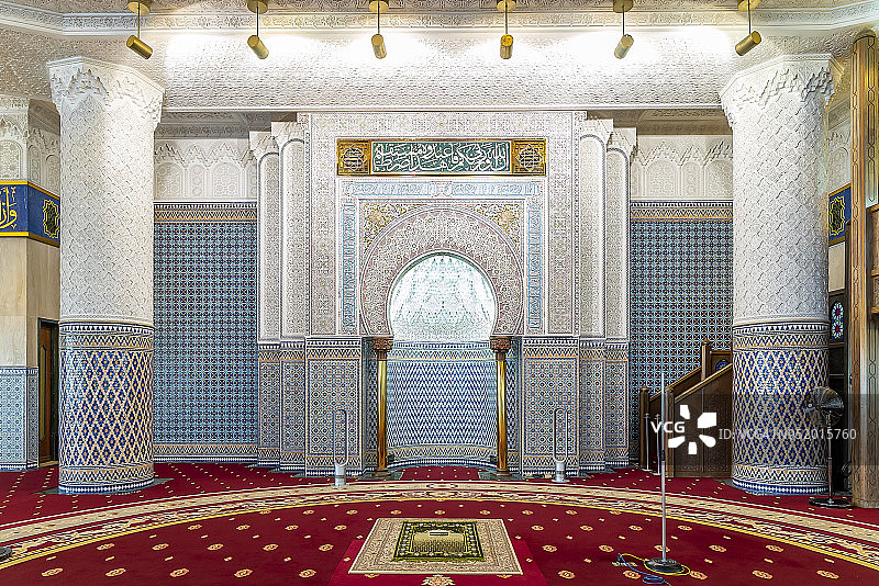马来西亚国家清真寺图片素材