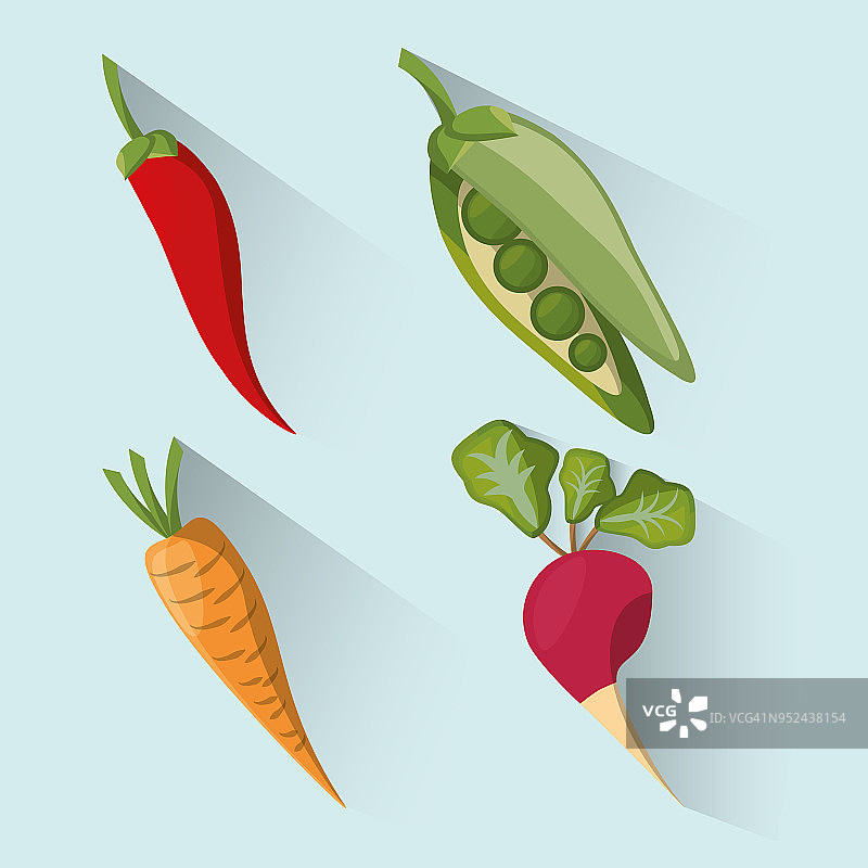 树立蔬菜新鲜食物的形象图片素材