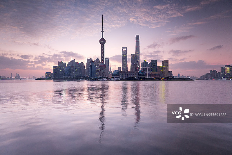 中国,上海的天际线图片素材